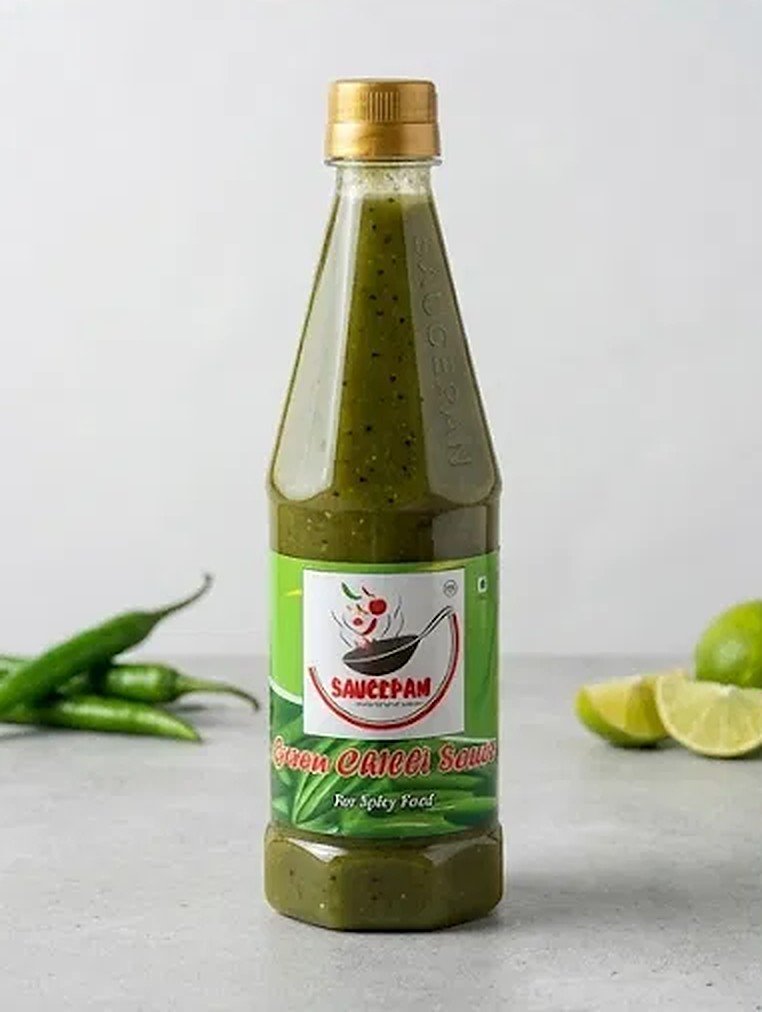 Saucepan Sauces Green Chilli Sauce 680 g, front